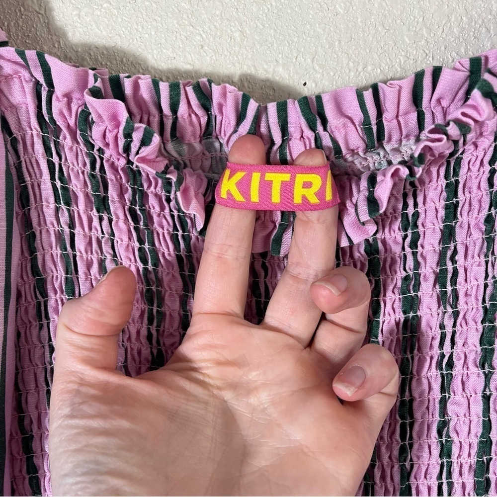 KITRI Jolene Palm Springs Stripe Midi Dress - Picture 8 of 11